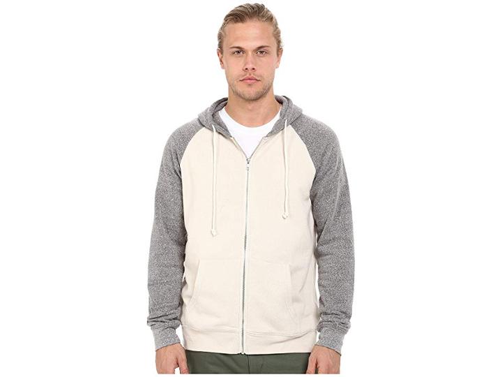 Threads 4 Thought Malibu Raglan Hoodie (birch/heather Grey) Men's Sweatshirt