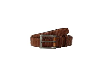 Torino Leather Co. 35mm Italian Layered Diamond Calf (honey) Men's Belts