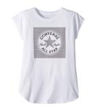 Converse Kids Color Reveal Chuck Patch Tee (big Kids) (white) Girl's T Shirt