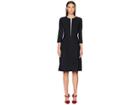 Escada Dlevissa 3/4 Sleeve Dress (black) Women's Dress