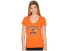Champion College Auburn Tigers University V-neck Tee (orange) Women's T Shirt
