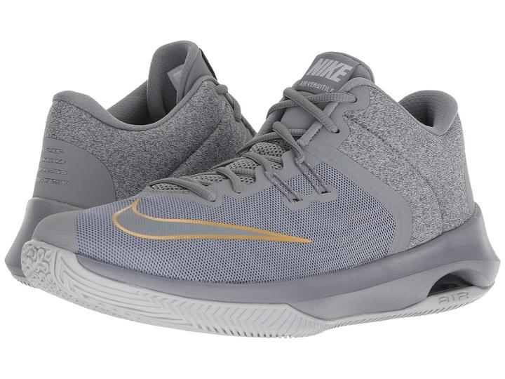 Nike Air Versitile Ii (cool Grey/cool Grey/metallic Gold) Men's Basketball Shoes