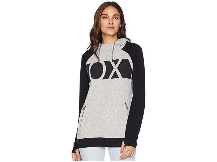 Roxy Liberty Hoodie (warm Heather Grey) Women's Sweatshirt