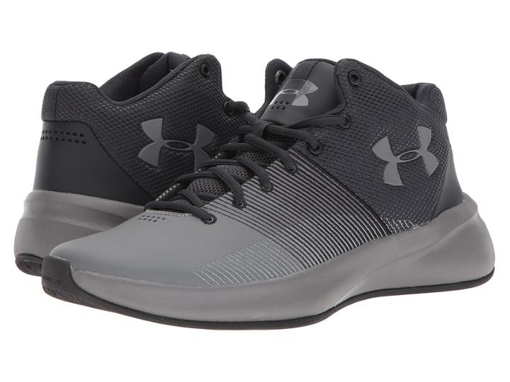 Under Armour Ua Surge (black/zinc Gray/zinc Gray) Men's Basketball Shoes