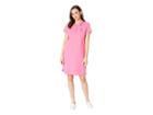 U.s. Polo Assn. Plain Polo Dress (pink Plumeria) Women's Dress
