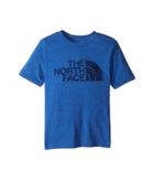 The North Face Kids Short Sleeve Tri-blend Tee (little Kids/big Kids) (turkish Sea Heather) Boy's T Shirt