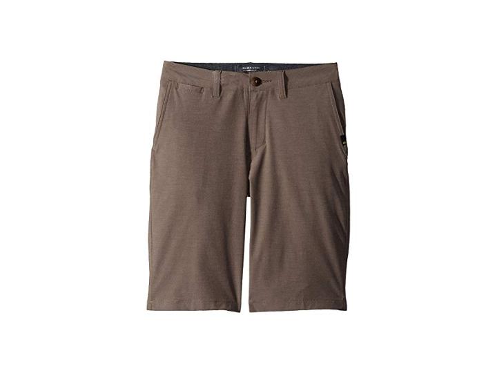 Quiksilver Kids Union Heather Amphibian Shorts (big Kids) (falcon) Boy's Shorts