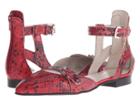 Summit By White Mountain Madigan (red Exotic Leather) Women's Shoes