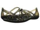 Crocs Isabella Strappy Sandal (black) Women's  Shoes