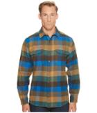 Woolrich Oxbow Bend Flannel Shirt (multi Check) Men's Clothing