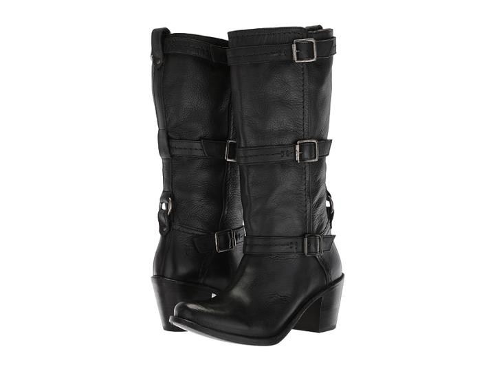 Frye Carmen 3 Strap (black) Women's Boots