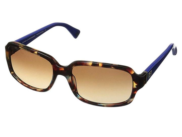 Diane Von Furstenberg Taylor (sky Tortoise) Fashion Sunglasses