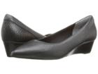 Rockport Total Motion Annett Wedge (black Goat/diamond Snake) Women's Wedge Shoes