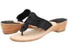 Jack Rogers Palm Beach Navajo Midwedge (black) Women's Wedge Shoes