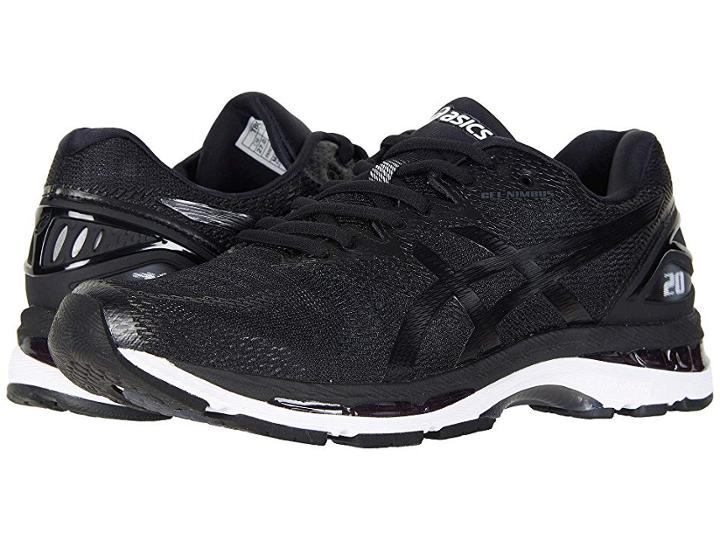 Asics Gel-nimbus(r) 20 (black/white/carbon) Men's Running Shoes