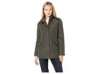 Lauren Ralph Lauren Short Quilt W/ Faux Leather Trim (dark Moss) Women's Coat