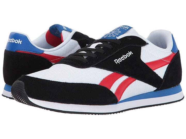 Reebok Royal Cl Jogger 2 (black/white/primal Red/awesome Blue) Men's Shoes