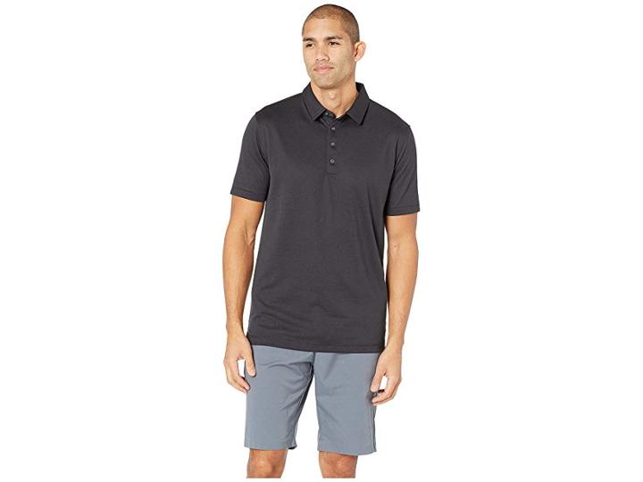 Linksoul Ls1242 Polo (black) Men's Short Sleeve Pullover