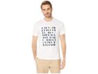 Lacoste Short Sleeve Regular Fit Lacoste Letter Block Graphic T-shirt (flour) Men's T Shirt