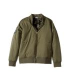 Lucky Brand Kids Bomber Reversible Jacket (big Kids) (dusty Olive) Boy's Coat
