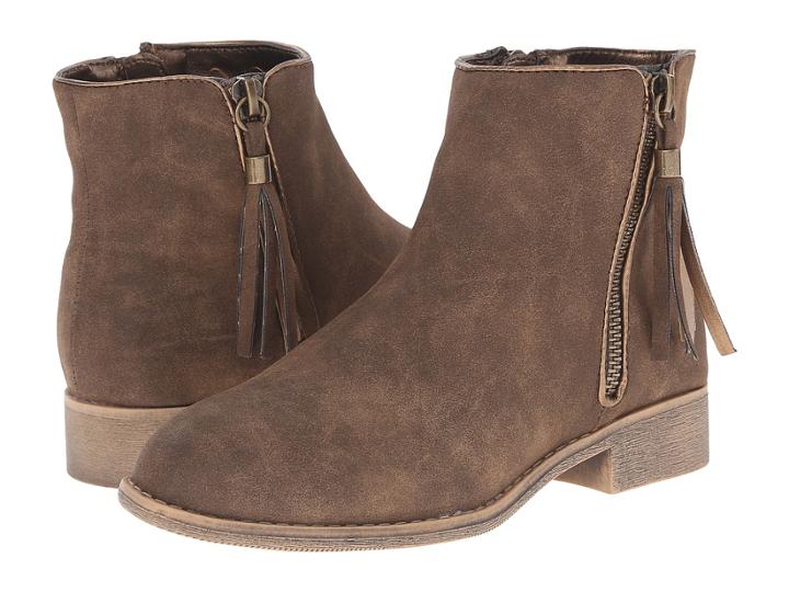 Nina Kids Puffie (little Kid/big Kid) (brown Nubuck) Girls Shoes