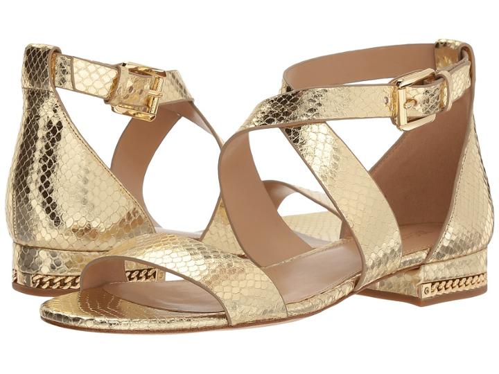 Michael Michael Kors Sabrina Sandal (light Gold) Women's Sandals