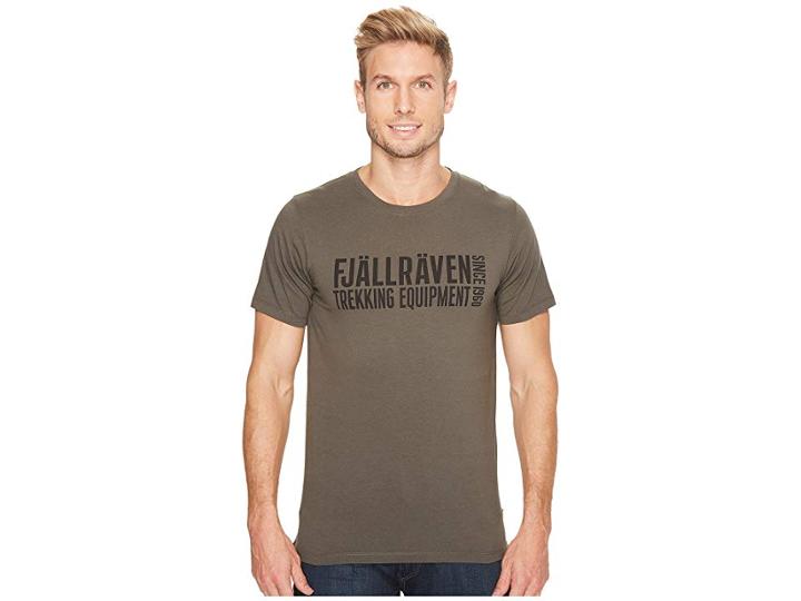 Fjallraven Equipment Block T-shirt (mountain Grey) Men's T Shirt
