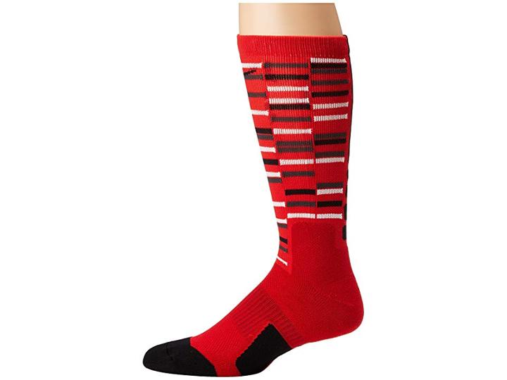 Nike Elite Crew Basketball Socks (university Red/white/black) Crew Cut Socks Shoes