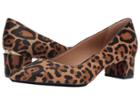 Calvin Klein Genoveva Pump (natural Winter Leopard Haircalf) Women's Shoes