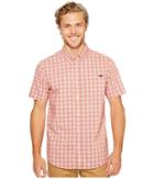 O'neill O'neill Check Short Sleeve Woven (brick) Men's Clothing