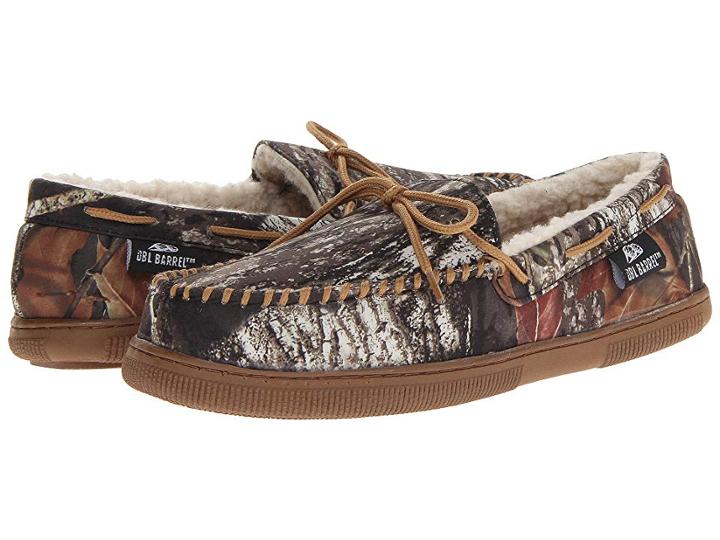 M&f Western Moccasin Slippers (mossy Oak Camo) Men's Slippers