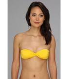 Volcom Simply Solid Bandeau Top (yellow) Women's Swimwear