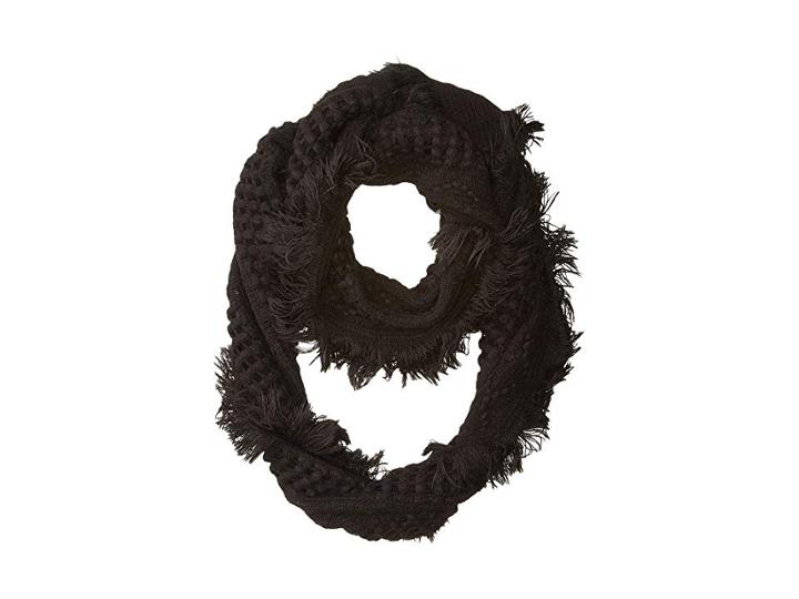 Michael Stars Fringe Benefits Eternity Scarf (black) Scarves