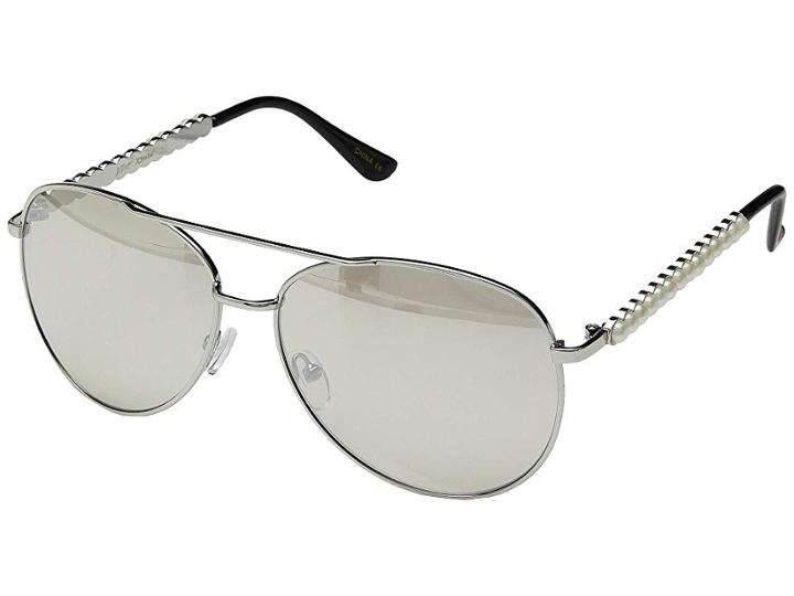 Betsey Johnson Bj492190 (silver) Fashion Sunglasses