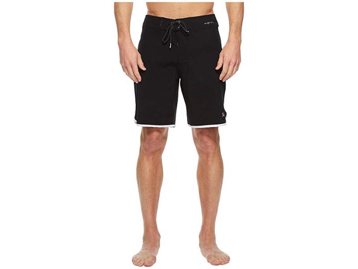 Quiksilver Highline Scallop 19 Boardshorts (black) Men's Swimwear