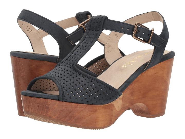 Cordani Zorelle (blue Nubuck) Women's 1-2 Inch Heel Shoes