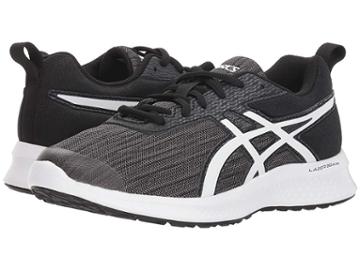 Asics Kids Lazerbeam Ea (little Kid/big Kid) (black/white) Boys Shoes