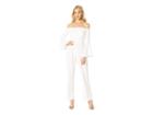 Alexia Admor Ruffle Sleeve Off The Shoulder Jumpsuit (white) Women's Jumpsuit & Rompers One Piece