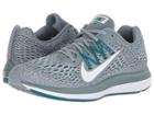 Nike Air Zoom Winflo 5 (aviator Grey/white/geode Teal) Women's Running Shoes