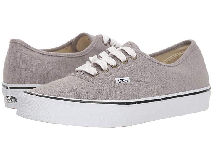 Vans Authentictm ((cotton Hemp) Drizzle/true White) Skate Shoes