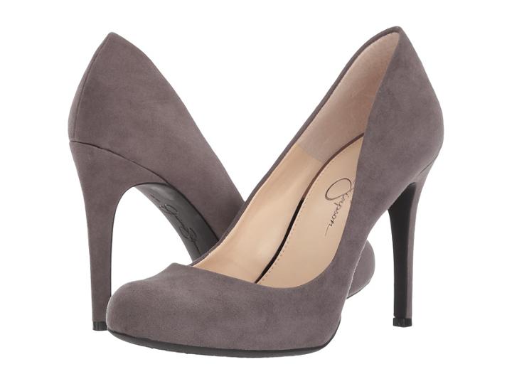Jessica Simpson Calie (really Grey Microsuede) High Heels