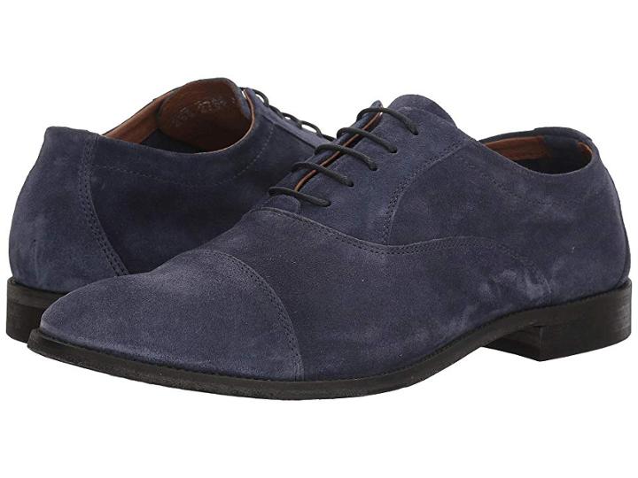 Bacco Bucci Nardi (blue) Men's Lace Up Cap Toe Shoes