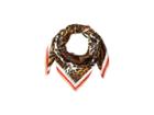 Vince Camuto Leopard Geo Square (red) Scarves