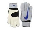Nike Match Goalkeeper (metallic Silver/black/racer Blue) Lifting Gloves