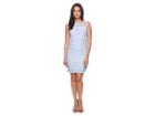 Lauren Ralph Lauren Melia Circlet Geo Lace Dress (soft Periwinkle) Women's Dress