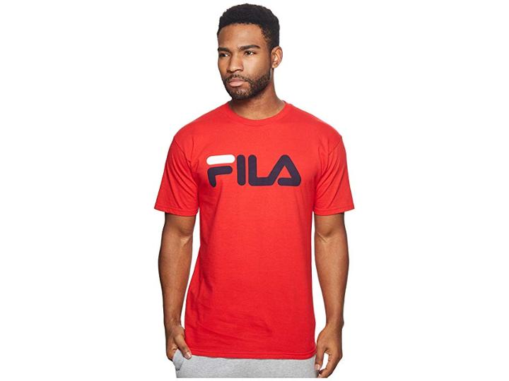 Fila Printed T-shirt (red) Men's T Shirt