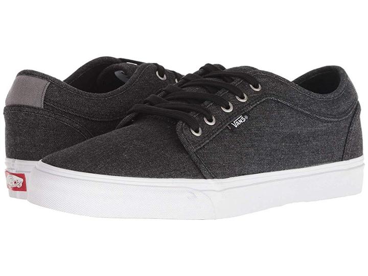 Vans Chukka Low ((denim) Black/pewter/white) Men's Skate Shoes