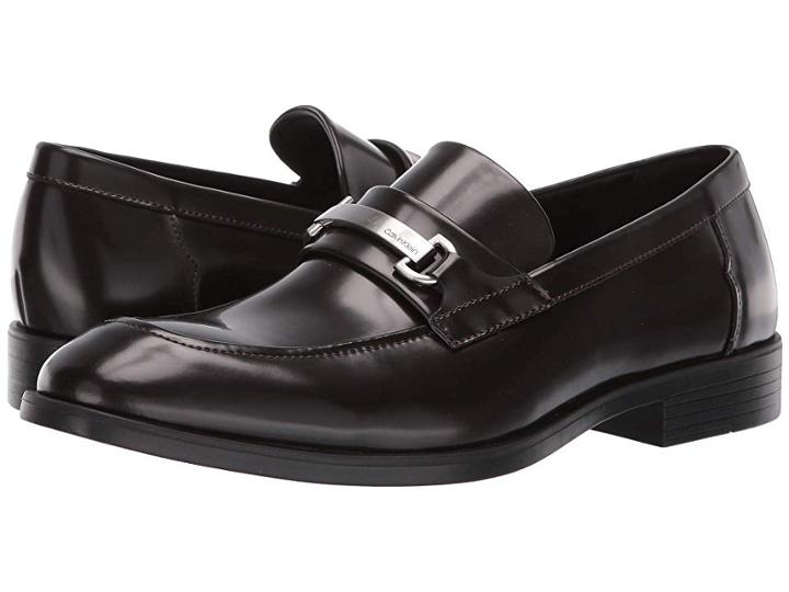 Calvin Klein Craig (dark Brown Box Leather) Men's Shoes
