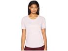 New Balance Heather Tech Graphic Tee (pink) Women's Clothing