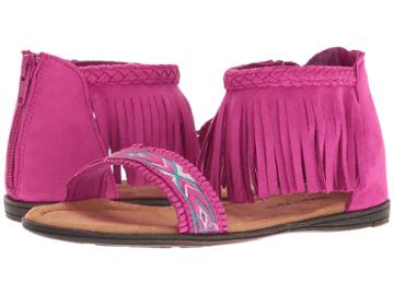 Minnetonka Kids Coco Sandal (toddler/little Kid/big Kid) (hot Pink) Girls Shoes